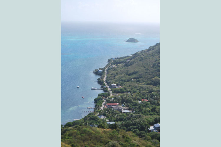 There is just one road on the island. It is 11 miles long and follows the shore, linking the island's seven villages.